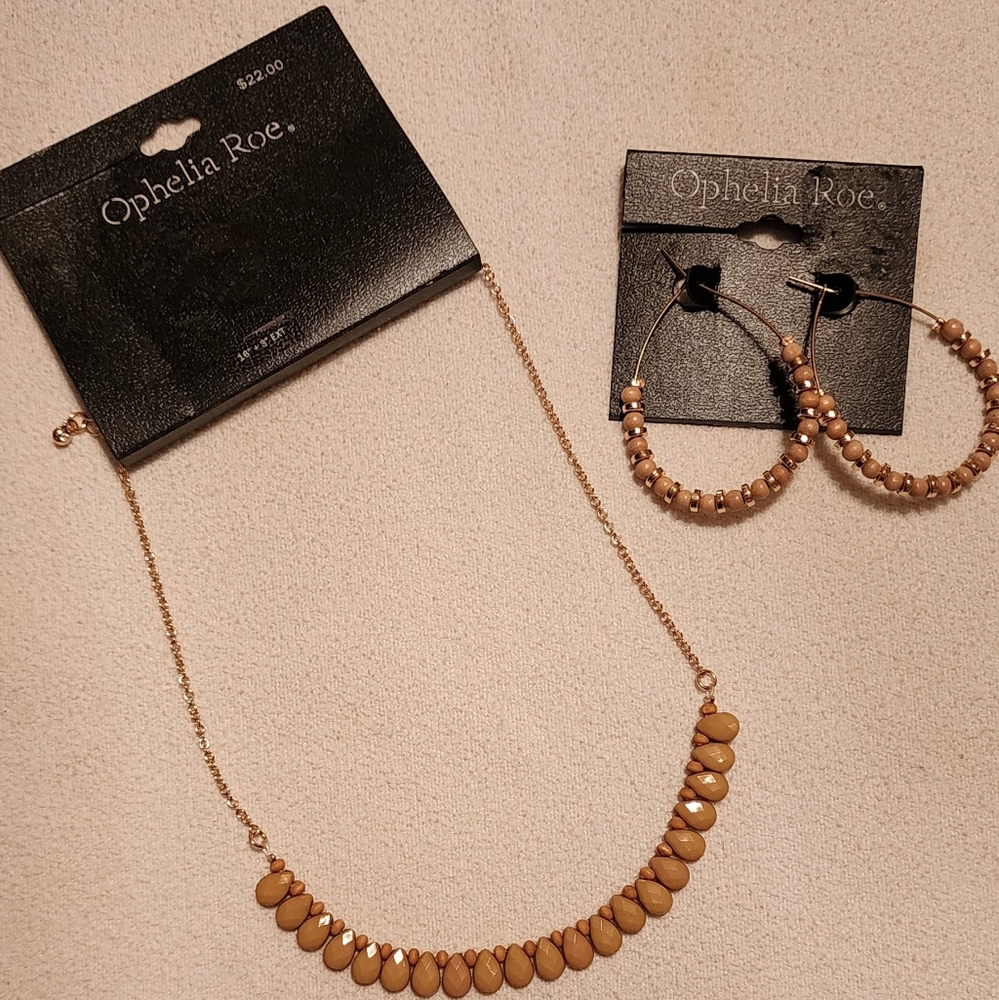 Ophelia Roe Necklace & Earrings